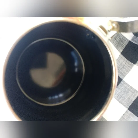 Mackenzie Childs Flower Market White Whistling Tea Kettle - Picture 5 of 9